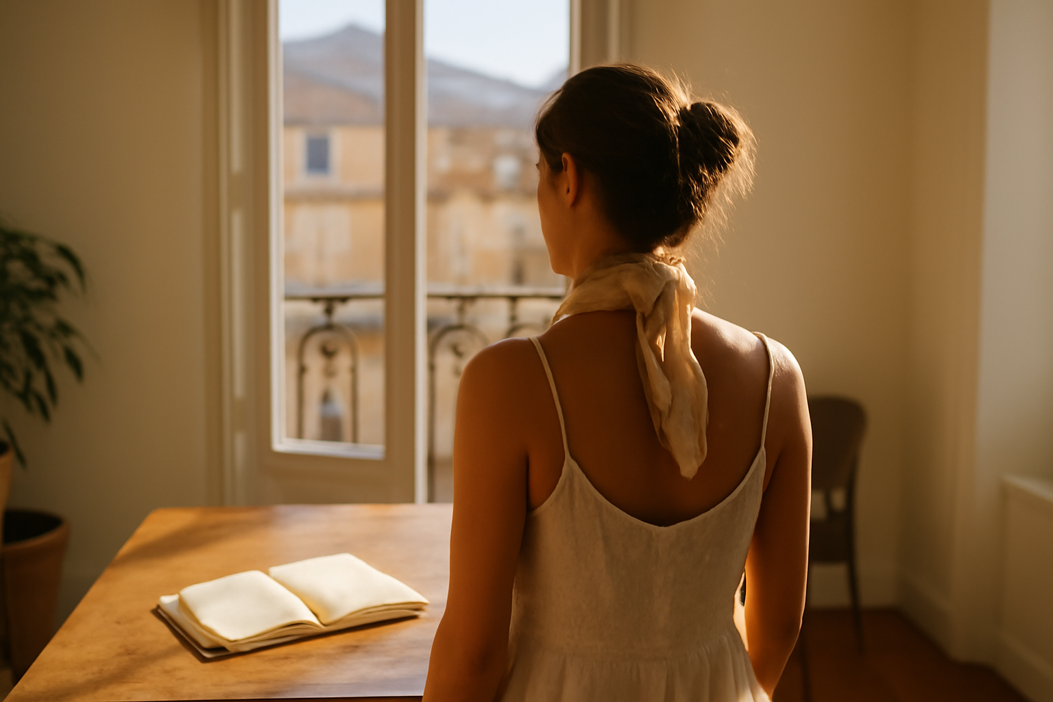 origine prénom amira, une jeune femme portant un prénom Amira dans un décor méditerranéen
