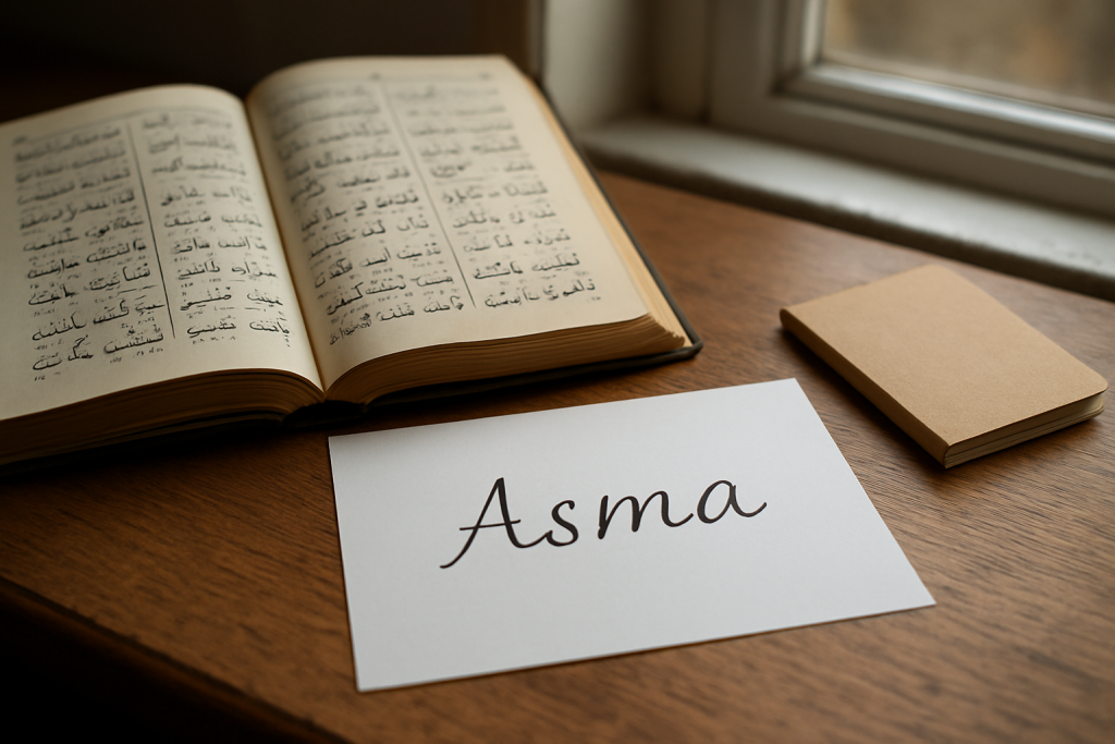 Origine prénom Asma : sens et étymologie