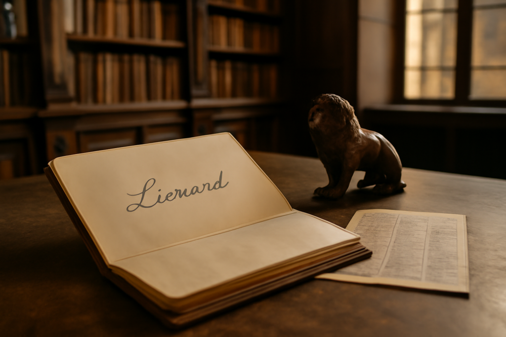 Origine prénom Léonard : étymologie et histoire